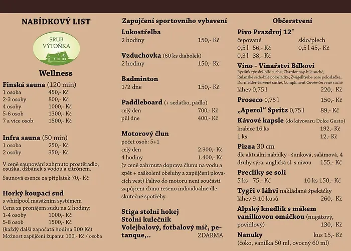 Srub Výtoňka Lipno Aparthotel Přední Výtoň